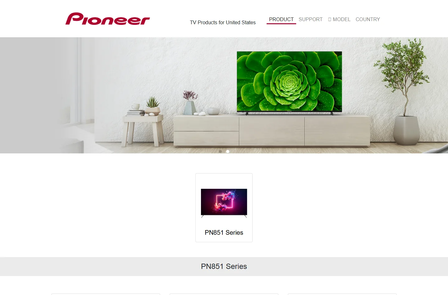 Pioneer 先鋒 網站案例預覽
